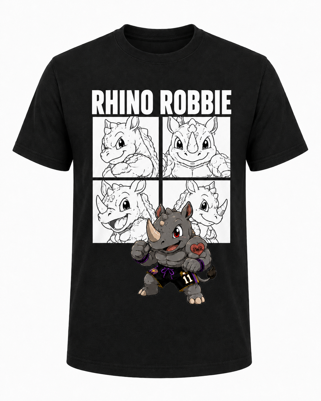 Rhino Robbie - The Horn Identity  T-Shirt