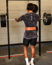 Coffee Stitched Belt