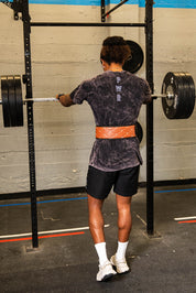 Coffee Stitched Belt