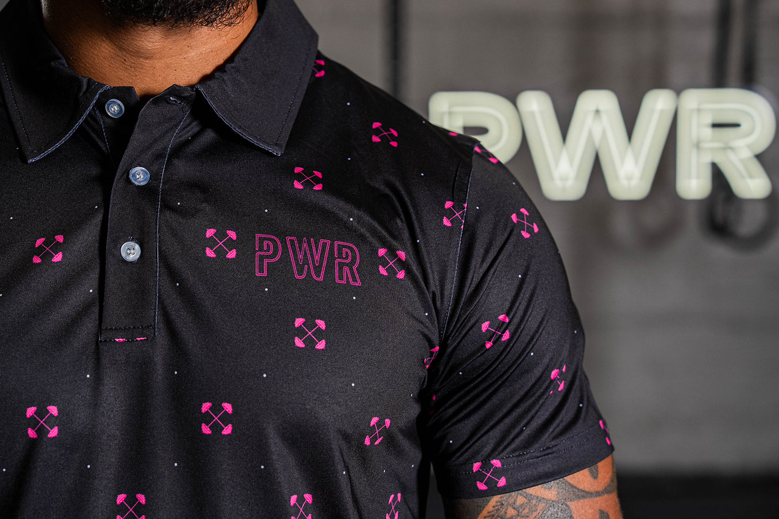 Polo Black/Pink barbells