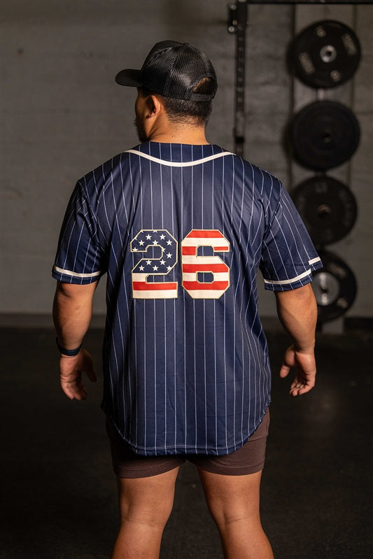Baseball Jersey - "All-American Heat"