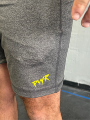 Smooth Hustle Short Dark Gray - Yellow Logo