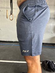 Smooth Hustle Short Pacific Blue - White Logo