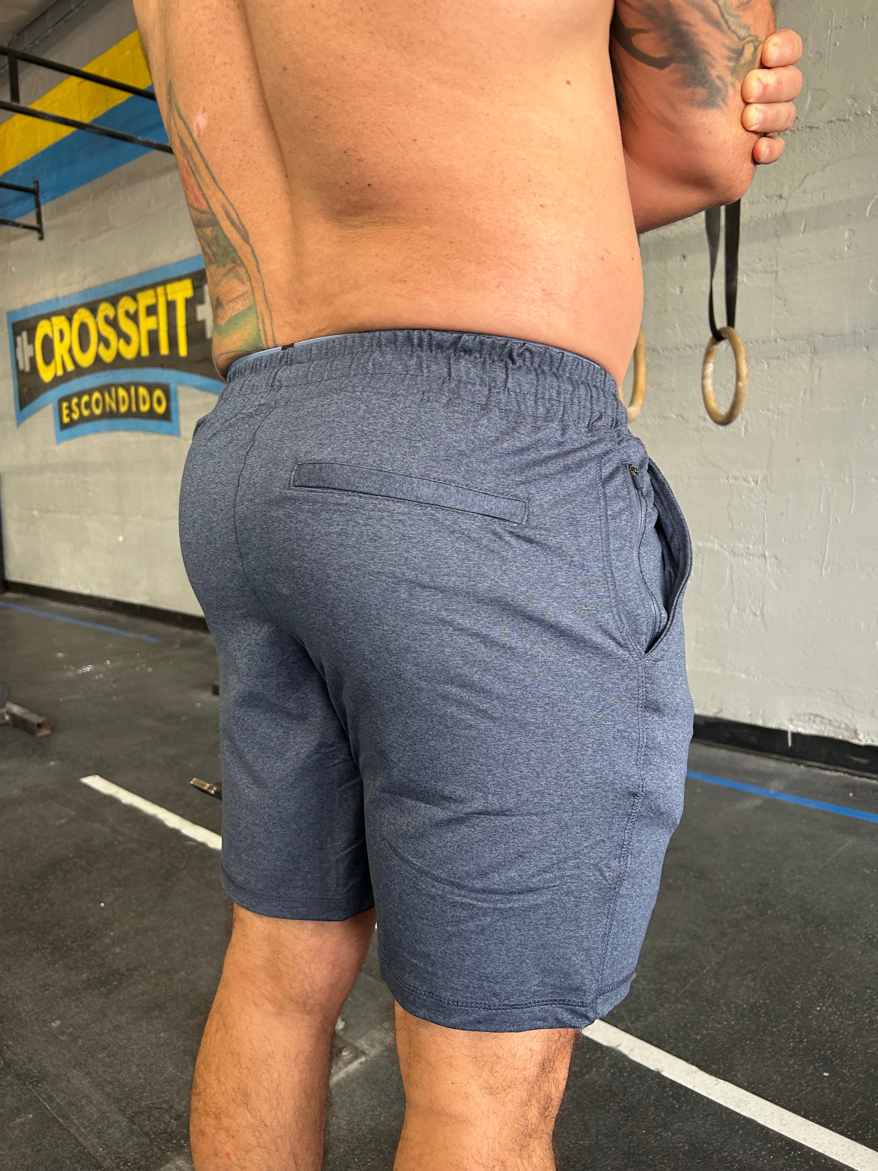 Smooth Hustle Short Pacific Blue- OG logo