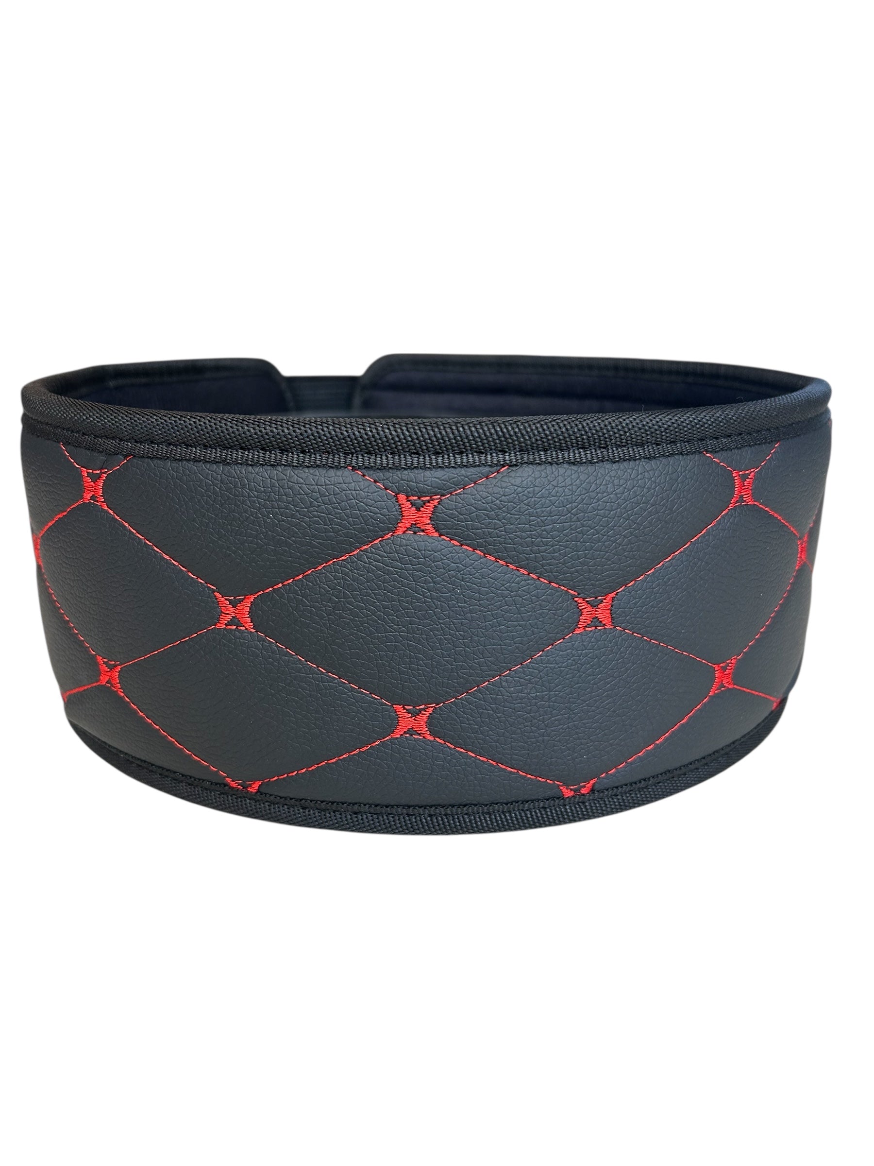 Black and Red stitched Belt