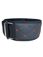 Black and Red stitched Belt