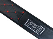 Black and Red stitched Belt