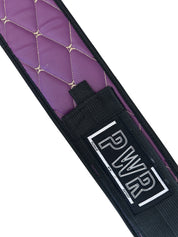 Purple Stitched Belt