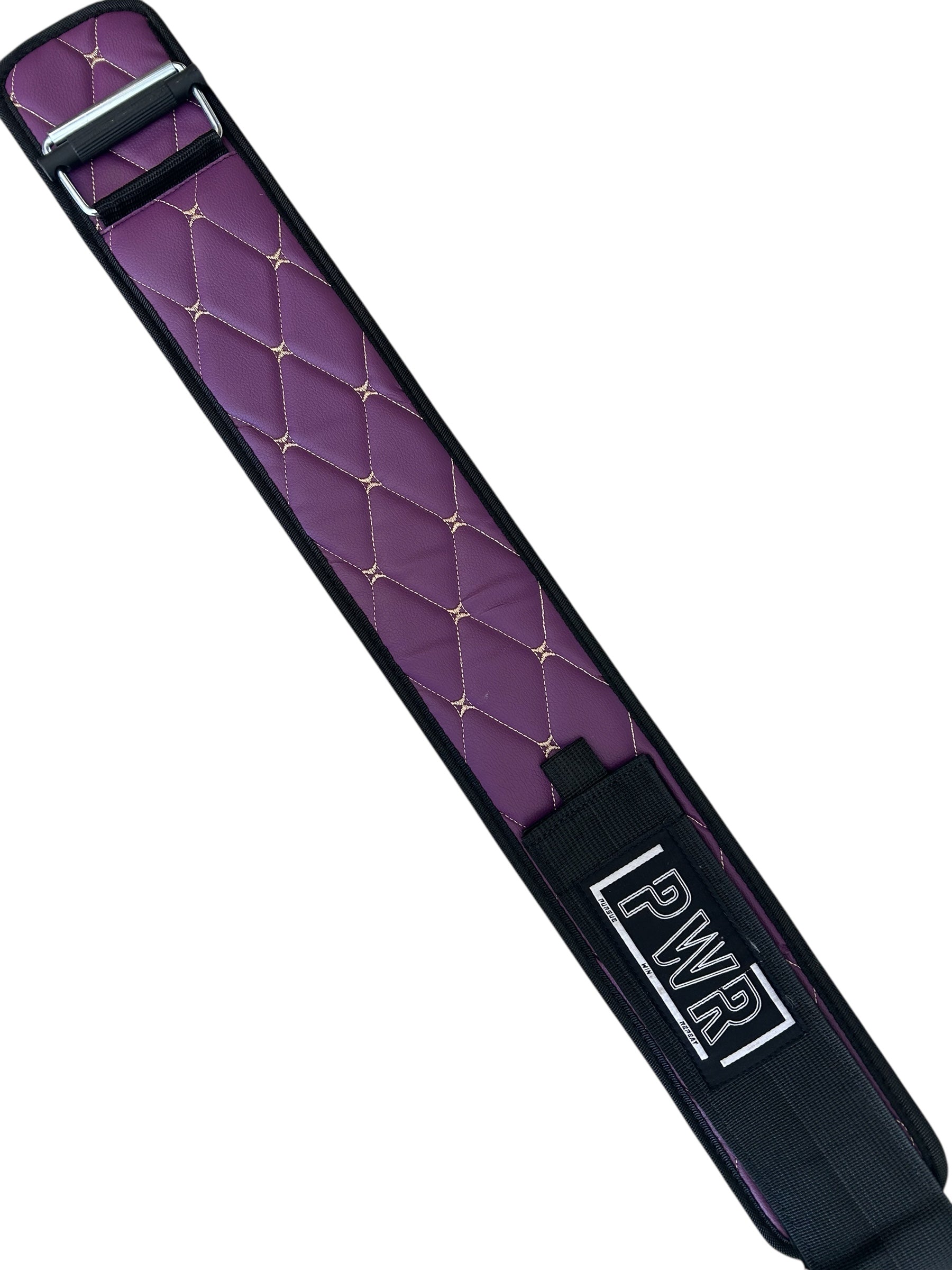 Purple Stitched Belt