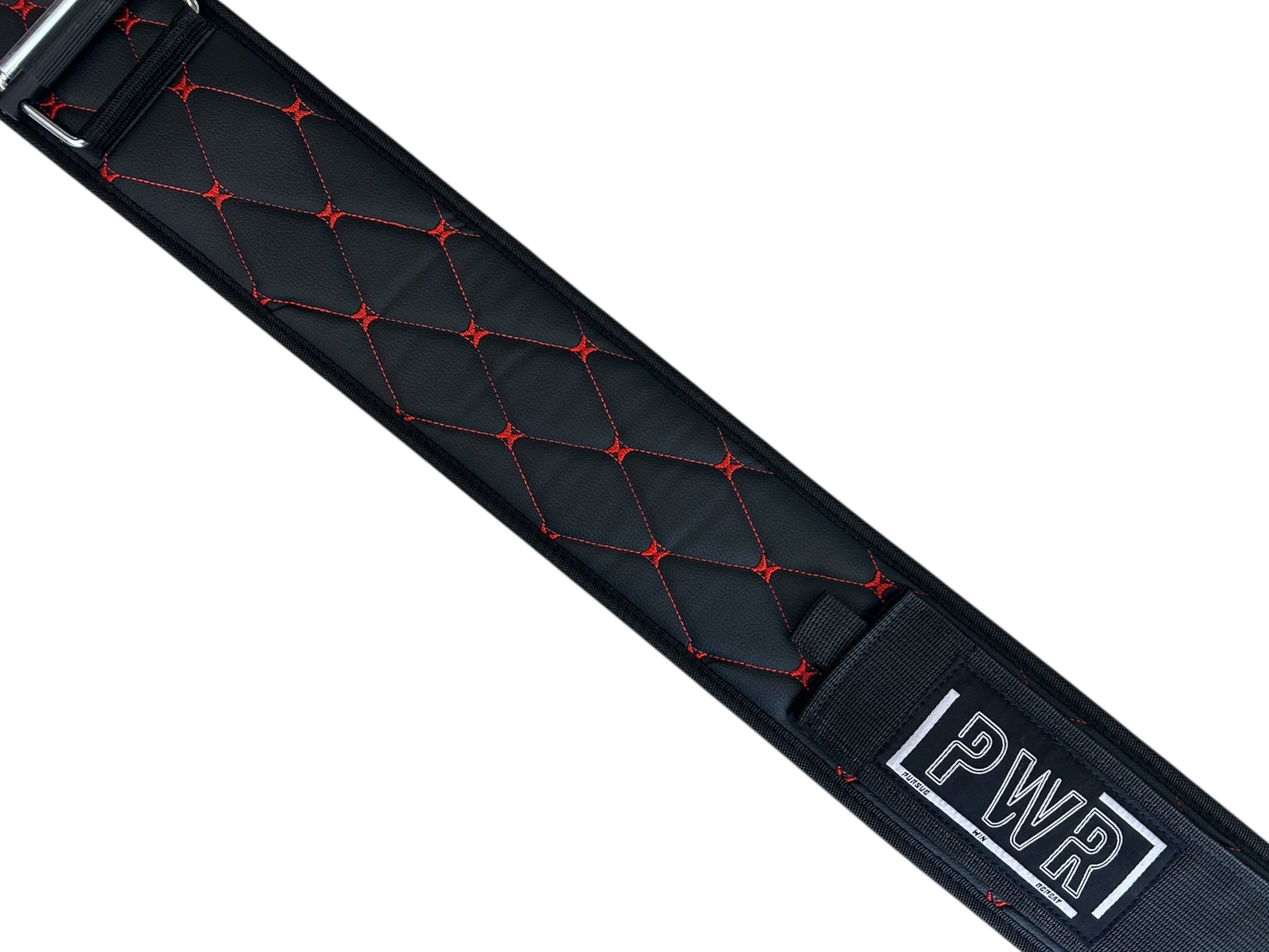 Black and Red stitched Belt