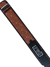 Coffee Stitched Belt