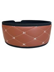 Coffee Stitched Belt