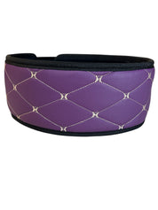 Purple Stitched Belt