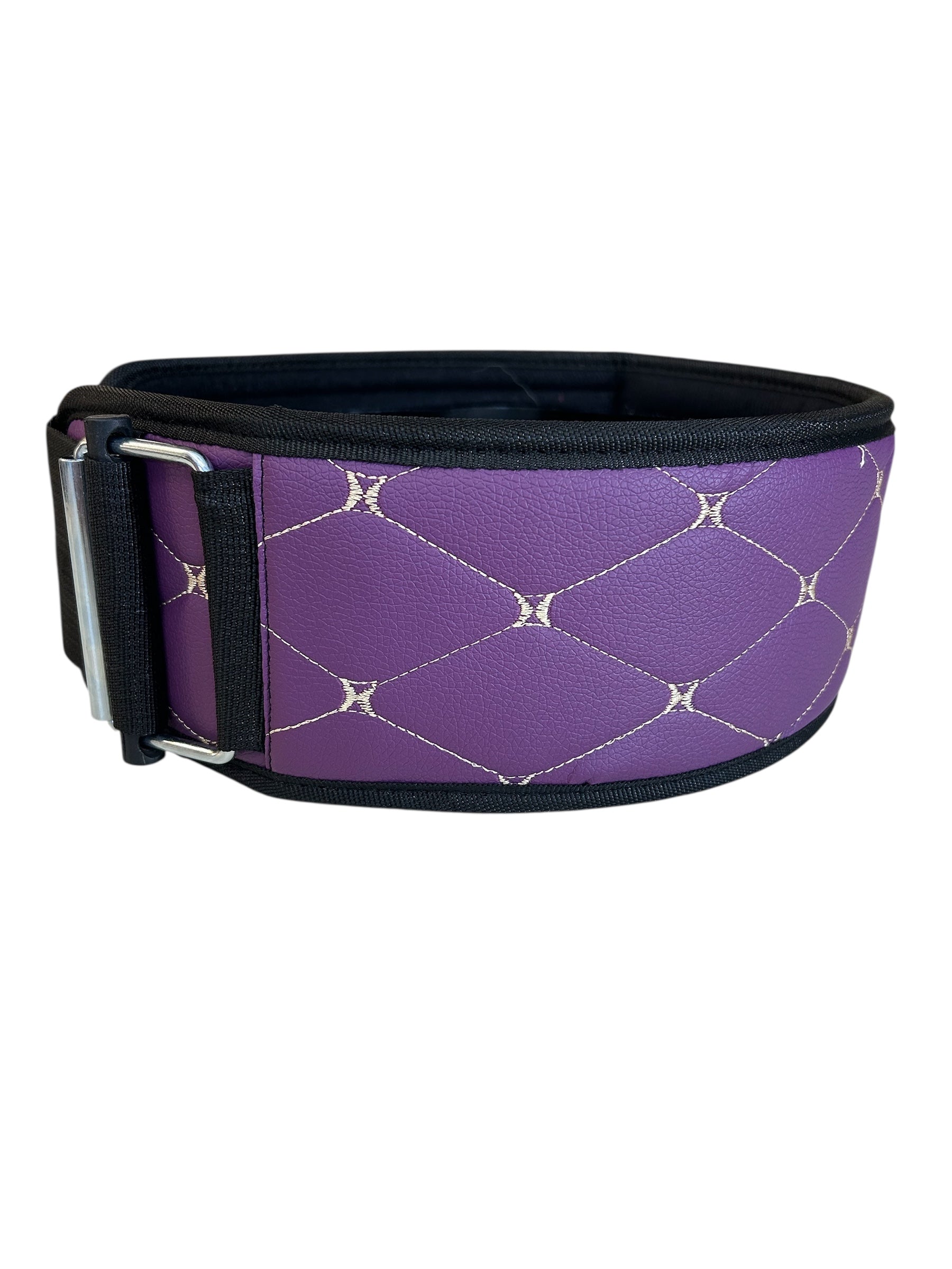 Purple Stitched Belt