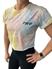 Cotton Candy Tie dye Crop