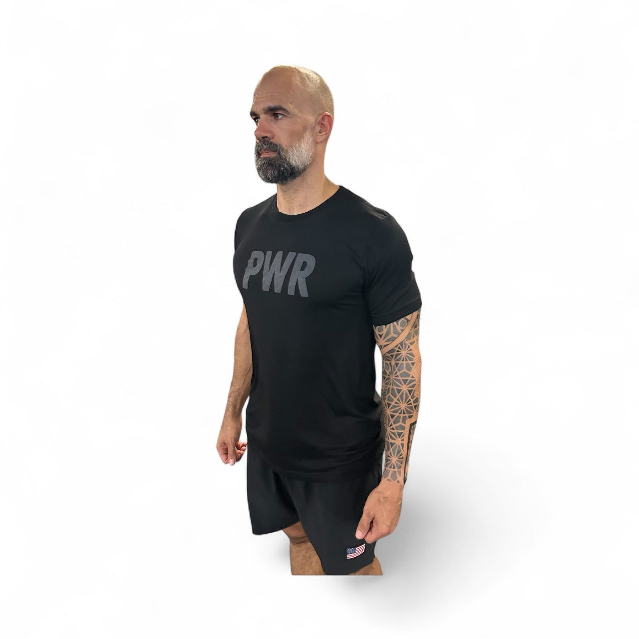 Classic Black/ gray print T shirt