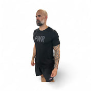 Classic Black/ gray print T shirt