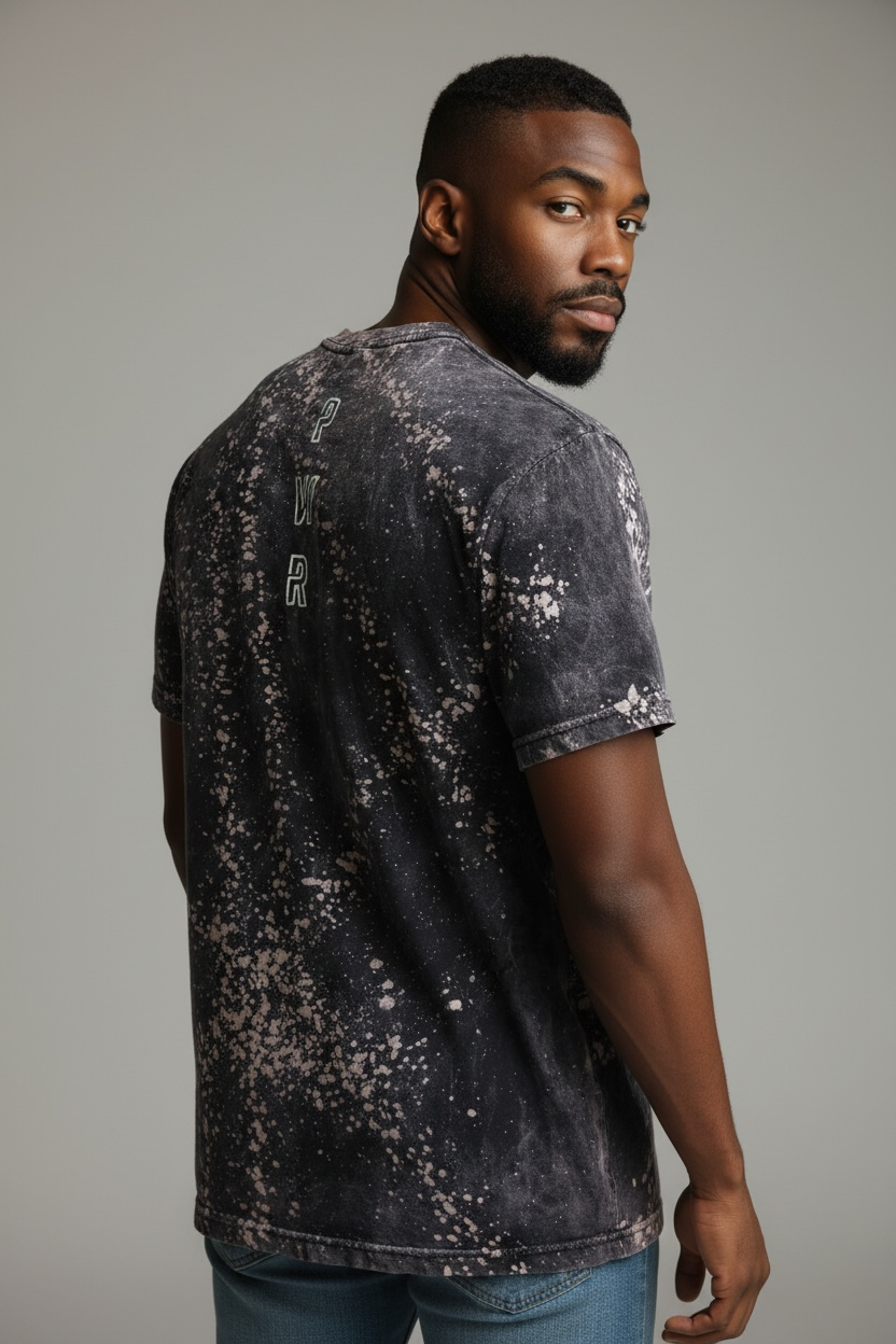 Bleached mineral wash Tshirt