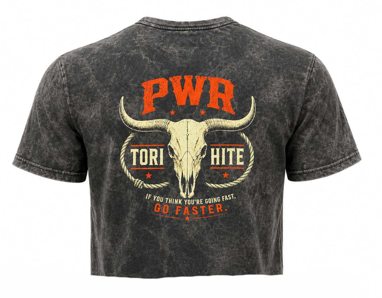 Tori Hite Outlaw acid wash Crop