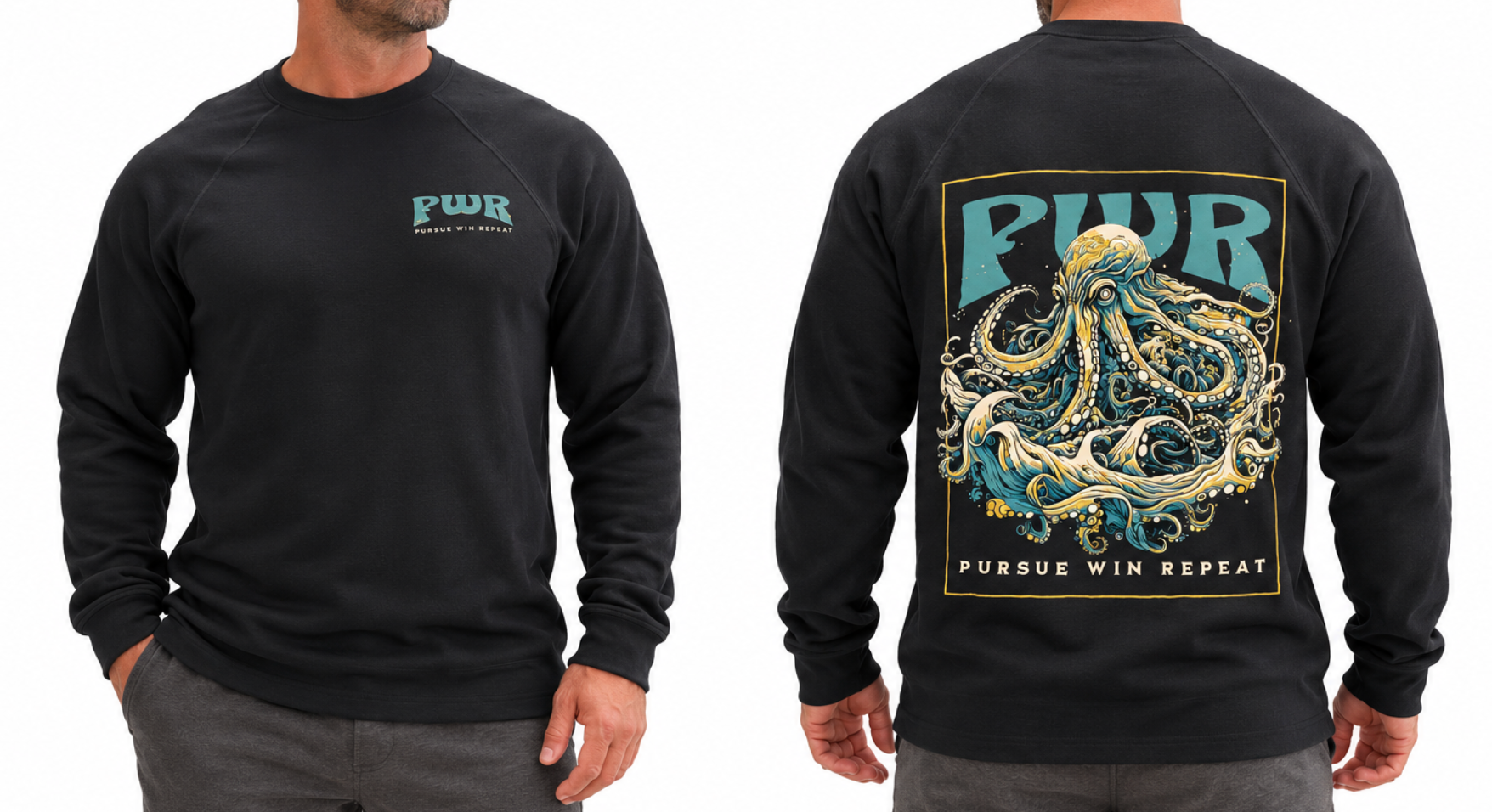Kraken crew neck sweatshirt