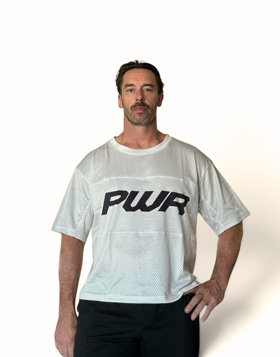 Cream short sleeve Aeromesh jersey