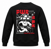 Anime crew neck sweatshirt